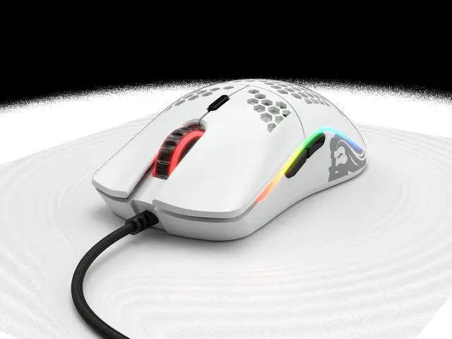 Alt view image 10 of 12 - Glorious Model O (Matte White) RGB Gaming Mouse