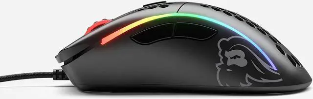 Alt view image 5 of 7 - Glorious Gaming Mouse - Glorious Model D Honeycomb Mouse - Superlight RGB PC Mouse - 68 g - Matte Black Wired Mouse