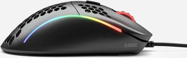 Alt view image 4 of 7 - Glorious Gaming Mouse - Glorious Model D Honeycomb Mouse - Superlight RGB PC Mouse - 68 g - Matte Black Wired Mouse