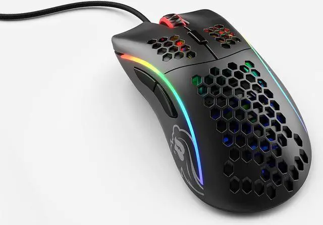 Alt view image 2 of 7 - Glorious Gaming Mouse - Glorious Model D Honeycomb Mouse - Superlight RGB PC Mouse - 68 g - Matte Black Wired Mouse