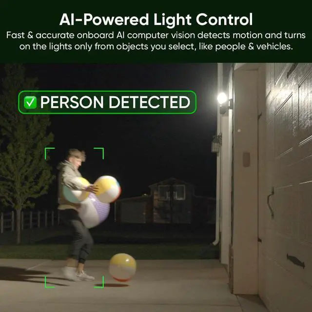 Alt view image 5 of 7 - Wyze Cam Floodlight Pro Black - Cameras