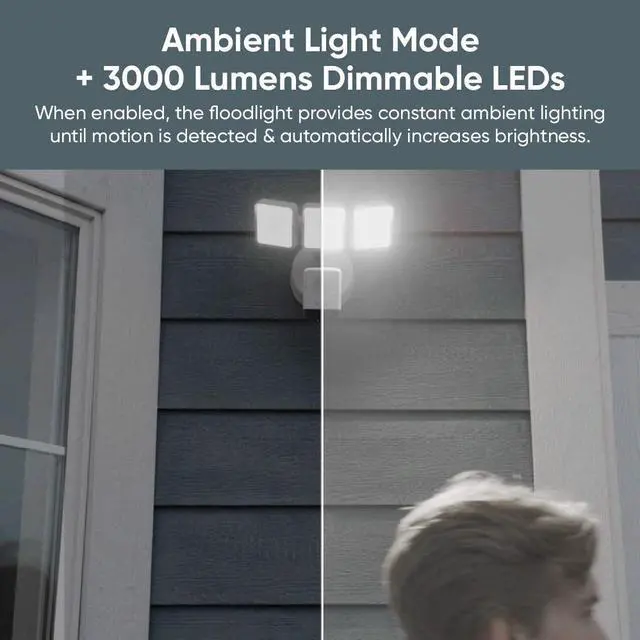 Alt view image 6 of 7 - Wyze Cam Floodlight Pro Black - Cameras