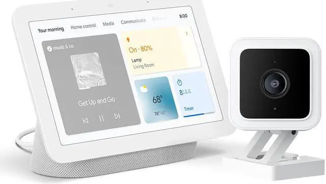 Alt view image 3 of 13 - Google Nest Hub with Google Assistant (2nd Generation), Chalk - OEM