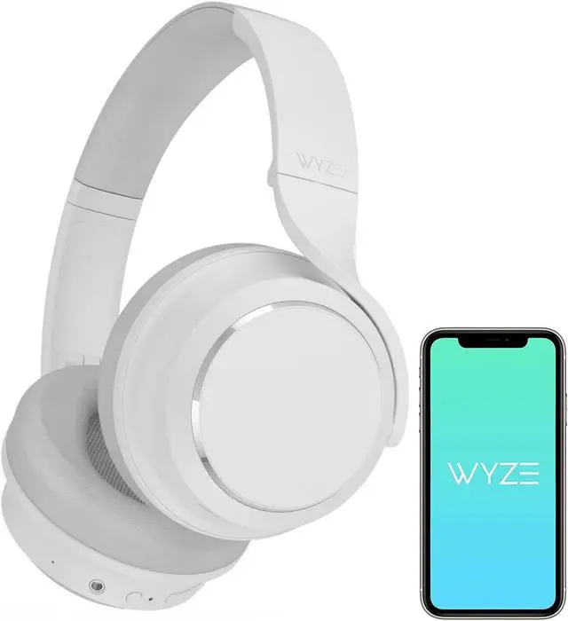 Alt view image 3 of 7 - Wyze Noise-Cancelling Headphones Black / With Travel Case - Health & Lifestyle