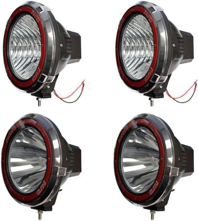 Main image of 9 inches 4x4 Off Road 6000K 55W Xenon HID Fog Lamp Light Flood+Spot (4pcs)