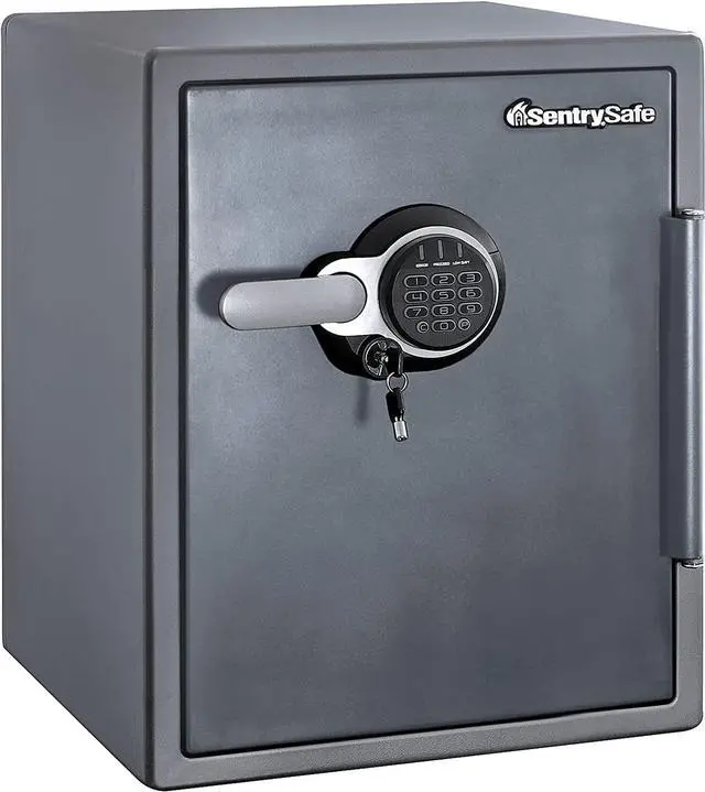 Alt view image 2 of 6 - SentrySafe SFW205GQC Fireproof Safe and Waterproof Safe with Digital Keypad 2.05 Cubic Feet Gray