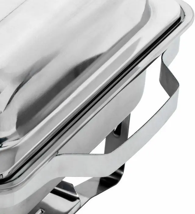 Alt view image 7 of 7 - 6 Pack 8 QT Stainless Steel Chafer Chafing Dish Sets Catering Food Warmer