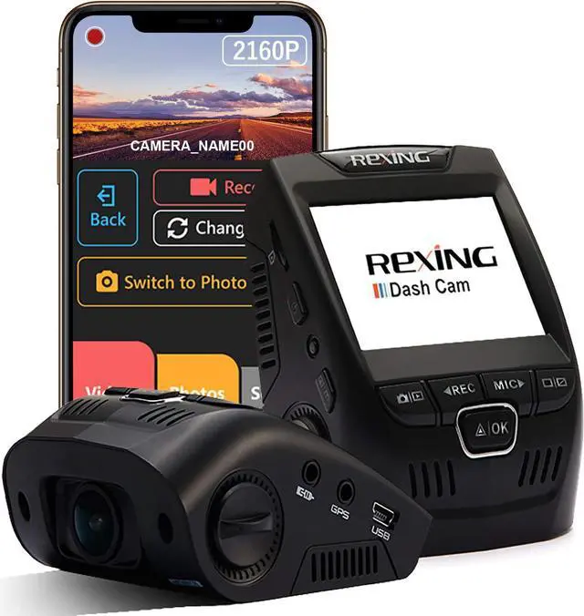 Main image of 4K Ultra HD Car Dash Cam 2.4" LCD Screen, Wi-Fi, 170° Wide Angle Dashboard Camera Recorder with G-Sensor, WDR, Loop Recording, Supercapacitor, Mobile App, 256GB Supported