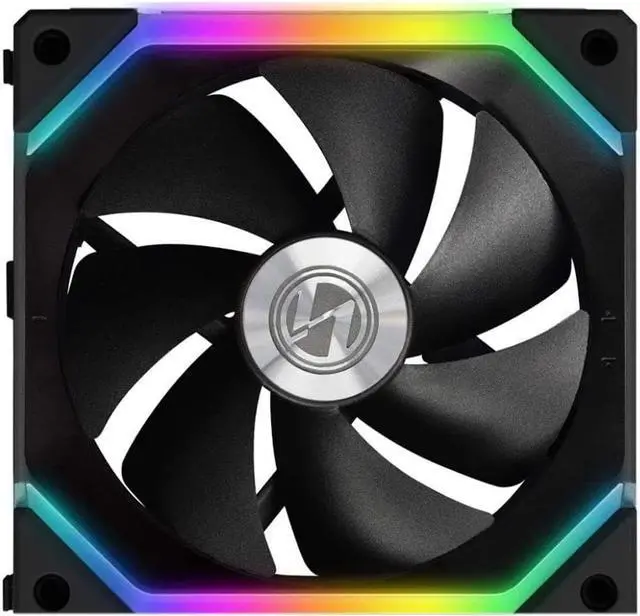 Alt view image 2 of 2 - Lian Li UNI Fan SL120 Single Pack Black Without Controller (ARGB 120mm LED PWM Daisy-Chain) 12UF1B