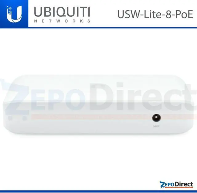 Alt view image 4 of 4 - Ubiquiti Networks UniFi Managed Layer 2 Switch Lite 8 PoE 60W, USW-Lite-8-PoE
