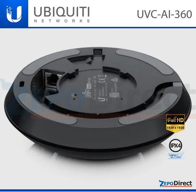 Alt view image 3 of 6 - Ubiquiti Networks UniFi Protect AI 360 IPX4, PoE Security Camera UVC-AI-360