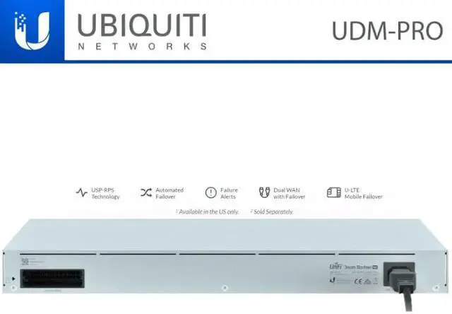 Alt view image 4 of 4 - Ubiquiti Networks UDM-PRO 10G SFP+ Enterprise Security Gateway Dream Machine Pro
