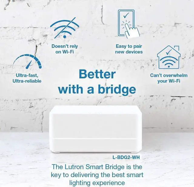 Alt view image 4 of 7 - Lutron Caséta Smart Home Dimmer Switch and Pico Remote Kit, Works with Alexa, Apple HomeKit, Ring, Google Assistant (Smart Hub Required) | P-PKG1WB-WH | White