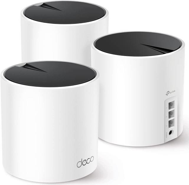TP-Link Deco AX3000 WiFi 6 Mesh System(Deco X55) - Covers up to 6500 Sq.Ft.  , Replaces Wireless Router and Extender, 3 Gigabit ports per unit, supports  Ethernet Backhaul (3-pack) 