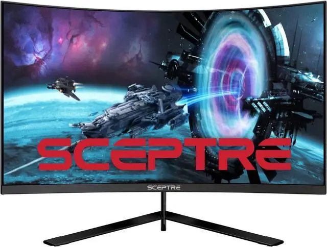 Alt view image 7 of 12 - sceptre curved 27" gaming monitor up to 165hz displayport 144hz hdmi edge-less amd freesync premium, build-in speakers machine
