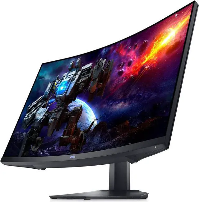 Alt view image 16 of 20 - Dell S3222HN 32-inch FHD 1920 x 1080 at 75Hz Curved Monitor, 1800R Curvature, 8ms Grey-to-Grey Response Time (Normal Mode), 16.7 Million Colors, Black (Latest Model)