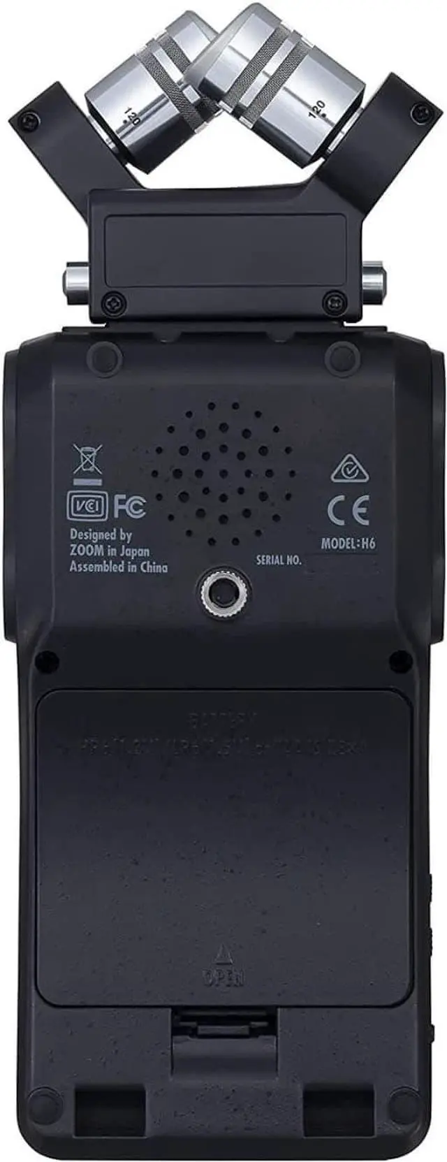 Alt view image 7 of 7 - Zoom H6 Portable Recorder Kit with a Custom Windbuster, AD-17 AC Adapter and a 16GB SDHC Memory Card Ultra