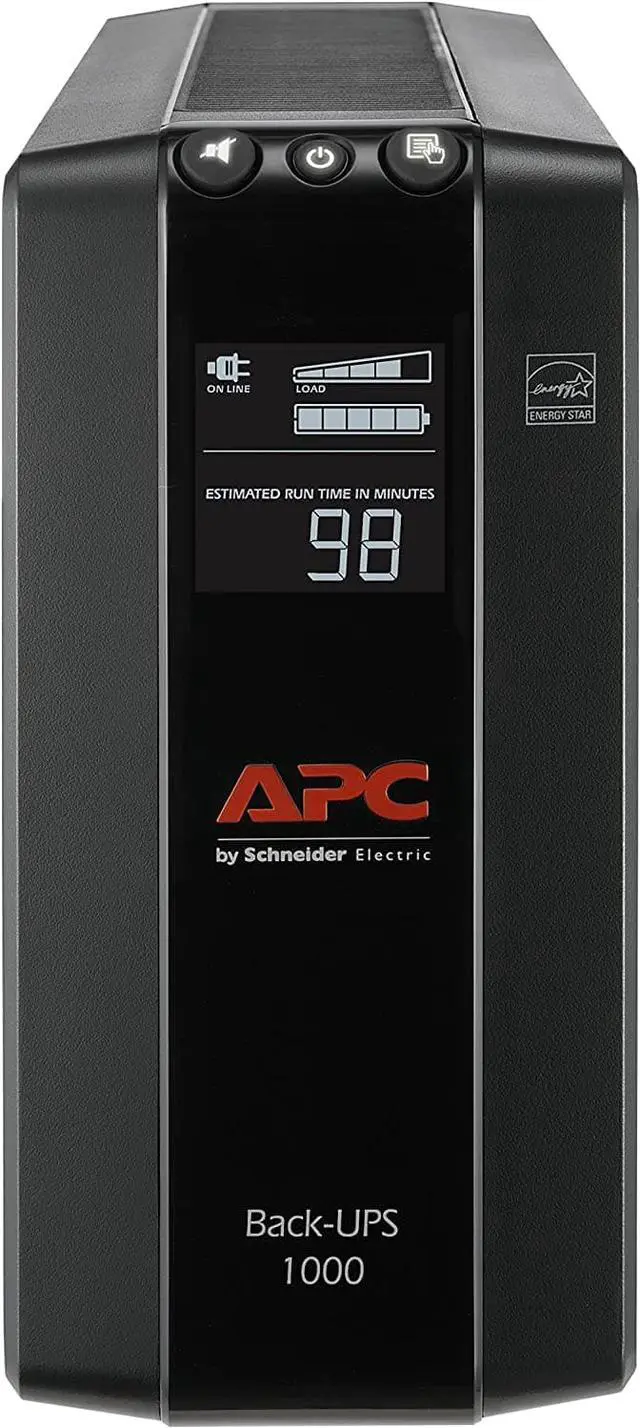 Alt view image 2 of 4 - APC UPS 1000VA UPS Battery Backup and Surge Protector, BX1000M Backup Battery Power Supply, AVR, Dataline Protection