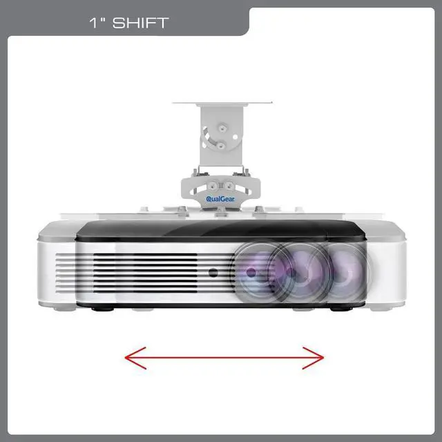 Alt view image 7 of 7 - PRB-717-Wht Ceiling Mount Projector Accessory