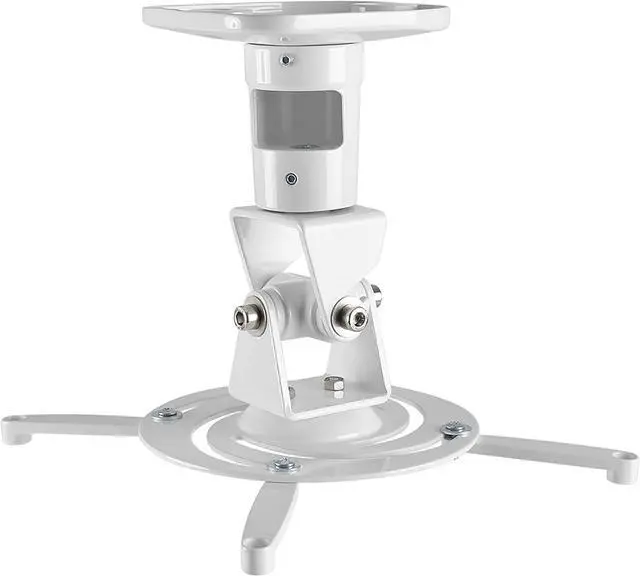 Main image of Projector Mount - Ceiling Bracket LCD DLP Tilt 360° Swivel 30lbs (White)