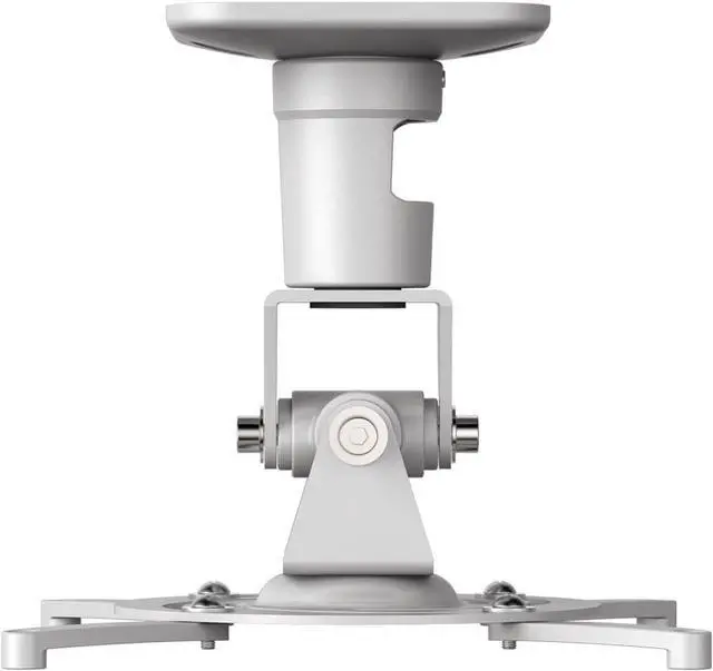 Alt view image 4 of 4 - Projector Mount - Ceiling Bracket LCD DLP Tilt 360° Swivel 30lbs (White)