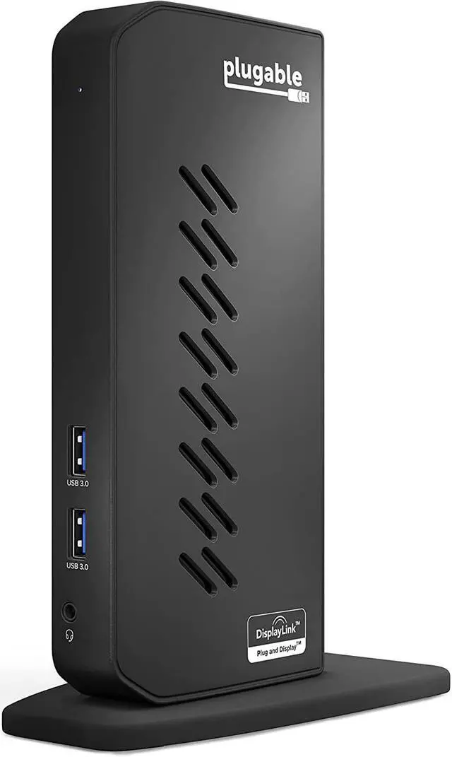 Main image of USB 3.0 and USB-C Universal Laptop Docking Station for Windows and Mac (Dual Video HDMI, Gigabit Ethernet, Audio, 6 USB Ports)