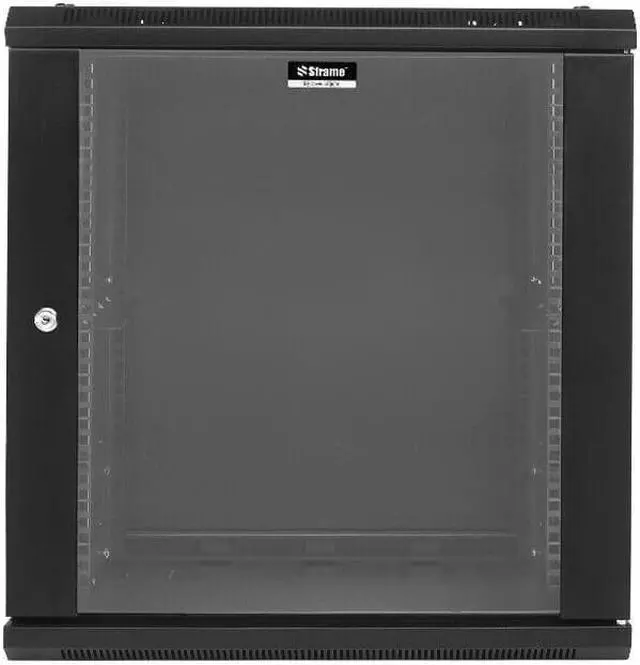 Alt view image 2 of 7 - Davislegend 12U 19in Wall Mount server network equipment Data Cabinet Rack