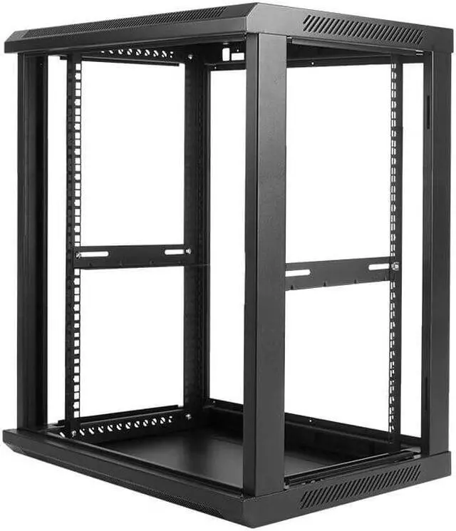 Alt view image 5 of 7 - Davislegend 12U 19in Wall Mount server network equipment Data Cabinet Rack