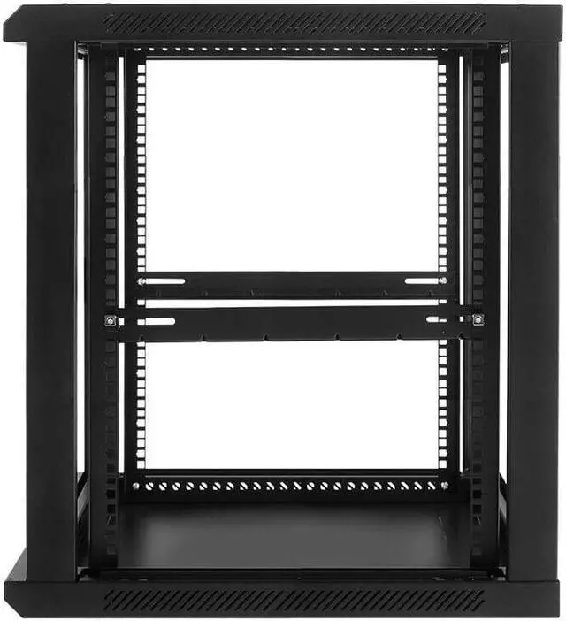Alt view image 6 of 7 - Davislegend 12U 19in Wall Mount server network equipment Data Cabinet Rack