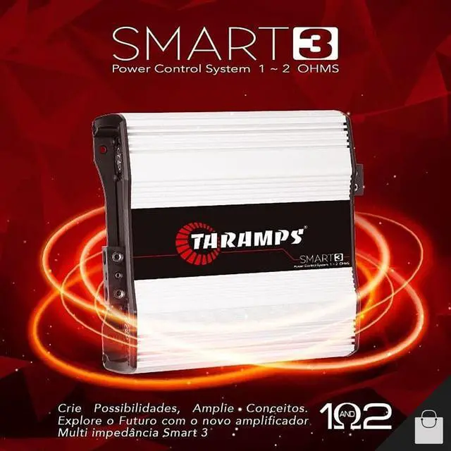 Alt view image 5 of 5 - Taramps Smart3 Amplifier 1 or 2 Ohm Smart 3 Amp 3000 3K Compact