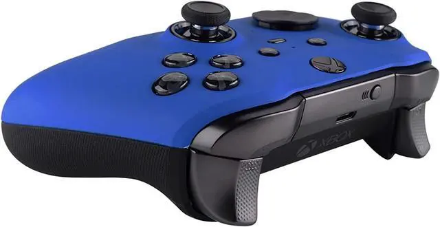 Alt view image 4 of 4 - Custom Elite Series 2 Controller Compatible With Xbox One, Xbox Series S, and Xbox Series X (Blue)