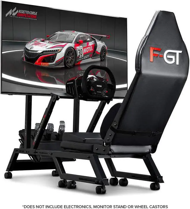Alt view image 4 of 7 - Next Level Racing F-GT Simulator Cockpit (NLR-S010)