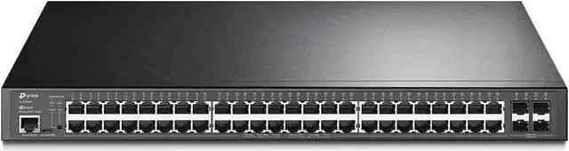 Main image of TP-Link TL-SG3452P | 48 Port Gigabit L2+ Managed PoE Switch | 48 PoE+ Port @384W, 4 x SFP Slots | PoE Auto Recovery | Omada SDN Integrated | IPv6 | Static Routing | Limited Lifetime Protection