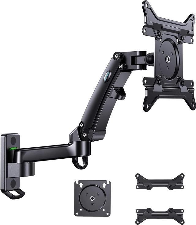 TV Monitor Wall Mount for 22-35 Ultrawide Screens, Upgraded Full Motion  Monitor Arm Single, Wall Mounted Monitor Stand Support VESA 75/100/200mm,  Load Capacity 6.6 to 26lbs 