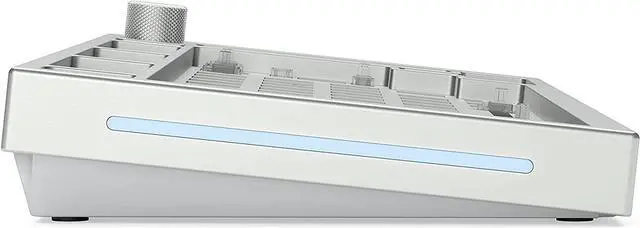 Alt view image 2 of 7 - Glorious Gaming Mechanical Gaming Keyboard - GMMK Pro Series - Custom Keyboard - TKL Hot Swappable Keyboard - Barebones - Premium Wired RGB 75% Percent Keyboard - White Ice ANSI