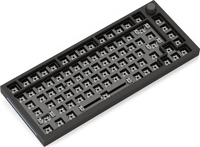 Alt view image 2 of 7 - Glorious Gaming Mechanical Gaming Keyboard - GMMK Pro Series - Custom Keyboard - TKL Hot Swappable Keyboard - Barebones - Premium Wired RGB 75% Percent Keyboard - Black Slate ANSI
