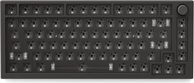 Main image of Glorious Gaming Mechanical Gaming Keyboard - GMMK Pro Series - Custom Keyboard - TKL Hot Swappable Keyboard - Barebones - Premium Wired RGB 75% Percent Keyboard - Black Slate ANSI