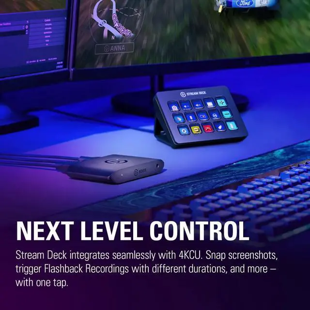 Alt view image 6 of 7 - Elgato HD60 X External Capture Card - Stream and record in 1080p60 HDR10 or 4K30 HDR10 with ultra-low latency on PS5, PS4/Pro, Xbox Series X/S, Xbox One X/S, in OBS and more, works with PC and Mac