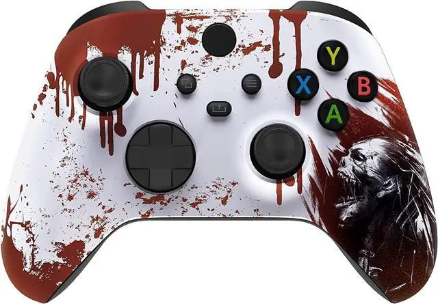 Main image of Wireless Controller for Microsoft Series X/S & One - Custom Soft Touch Feel - Custom Series X/S Controller (X/S Bloody Zombie)
