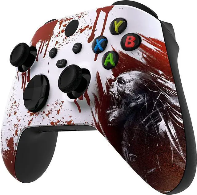 Alt view image 3 of 4 - Wireless Controller for Microsoft Series X/S & One - Custom Soft Touch Feel - Custom Series X/S Controller (X/S Bloody Zombie)