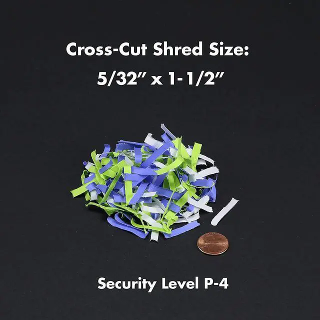 Alt view image 3 of 7 - Aurora AU1880XA Heavy Duty Anti-Jam 18-Sheet Crosscut Shredder/60 Min Run Time/ 7-Gallon Pullout Basket and Casters