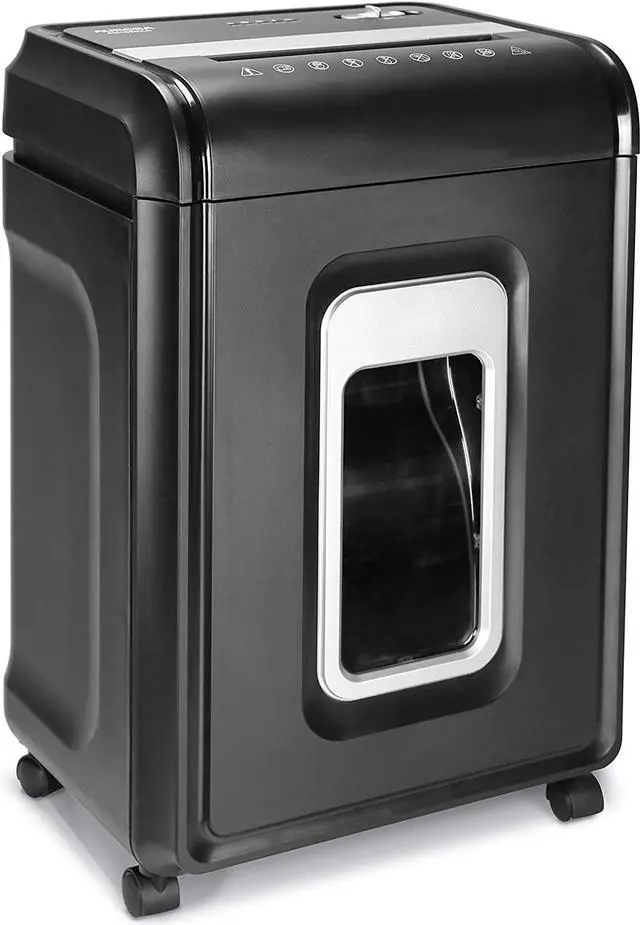 Alt view image 7 of 7 - Aurora AU1880XA Heavy Duty Anti-Jam 18-Sheet Crosscut Shredder/60 Min Run Time/ 7-Gallon Pullout Basket and Casters