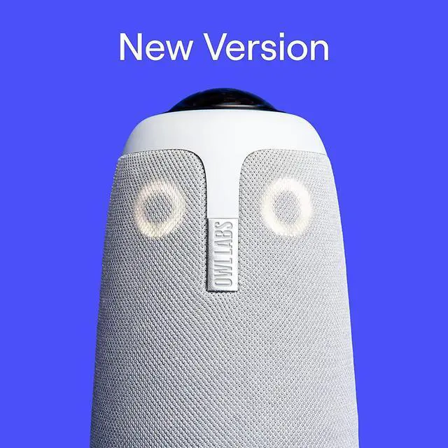 Alt view image 2 of 7 - Meeting Owl 3 (Next Gen) 360-Degree, 1080p HD Smart Video Conference Camera, Microphone, and Speaker (Automatic Speaker Focus & Smart Zooming)