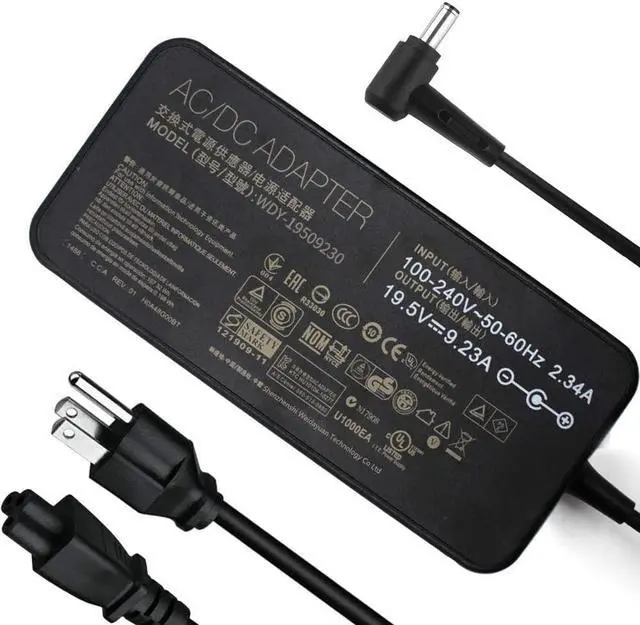 Alt view image 4 of 4 - 180W 20V 9A ADP-180TB H AC Adapter Charger Fit for ASUS ROG 14 GA401I G14 Zephyrus GA502DU GA5021 GA502D GA502IU GA401 GA401II GA401IV Tuf Gaming A17 FX506LU Tuf Gaming A17 Laptop Power Supply Cord