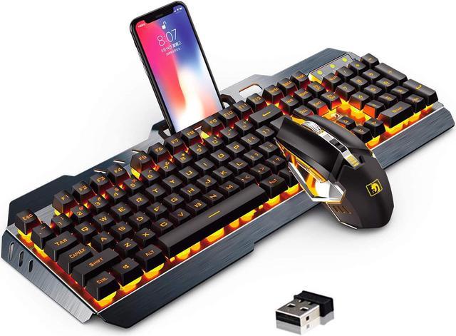 Zhhcyyds Rechargeable Keyboard and Mouse K670,Suspended Keycap