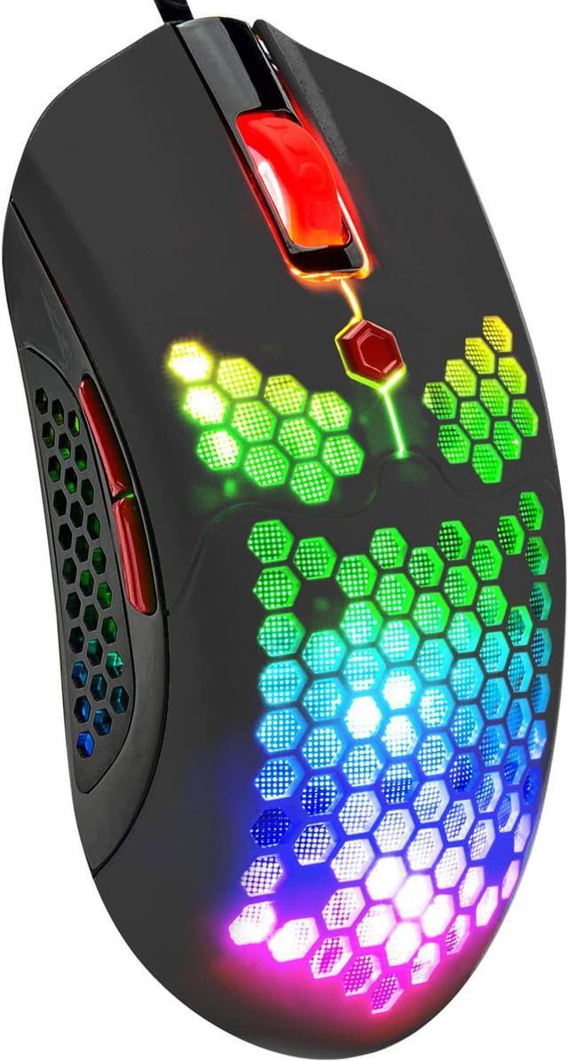 Zhhcyyds M5 RGB Lightweight Wired Gaming Mouse with 12000 Zhhcyyds M5 RGB Lightweight Wired Gaming Mouse with 12000
