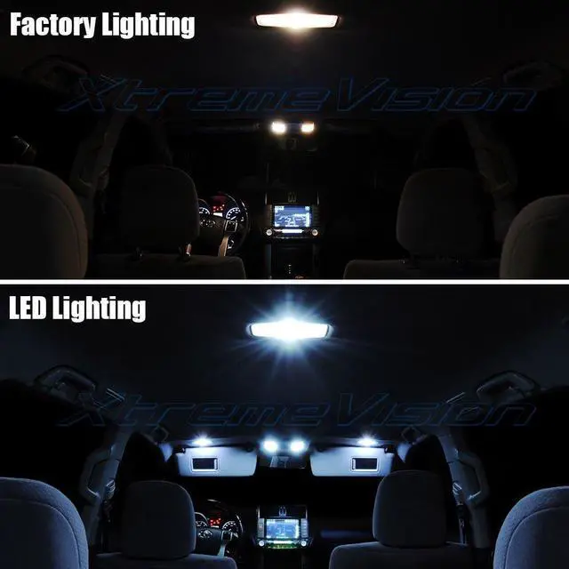 Alt view image 3 of 7 - XtremeVision Interior LED for Honda Pilot 2009-2014 (16 Pieces) Cool White Interior LED Kit + Installation Tool
