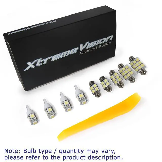 Alt view image 2 of 7 - XtremeVision Interior LED for Nissan Xterra 2005-2014 (8 Pieces) Pure White Interior LED Kit + Installation Tool