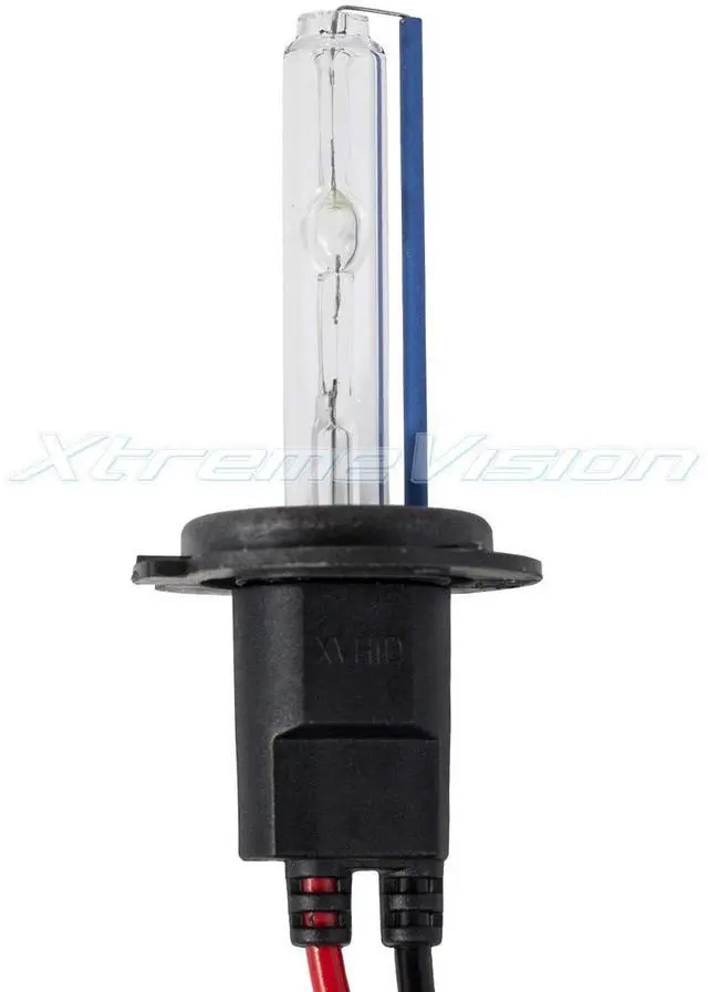 Alt view image 2 of 7 - XtremeVision H7 8K 55W AC Xenon Bundle - Xenon Headlight Bulb with Slim AC Ballast - 8000K Medium Blue - Xenon Bulbs - 1 Pair