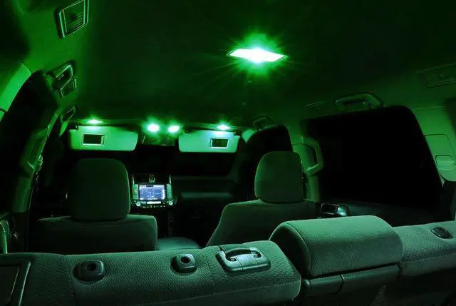Alt view image 5 of 7 - XtremeVision Interior LED for Honda Pilot 2009-2014 (16 Pieces) Green Interior LED Kit + Installation Tool